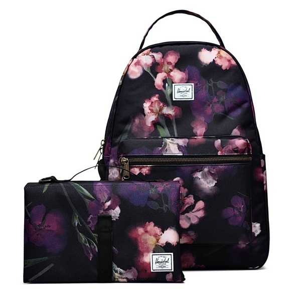 NEW Herschel Supply Co. Nova Sprout Backpack Diaper Bag Watercolour Iris Floral main image 11